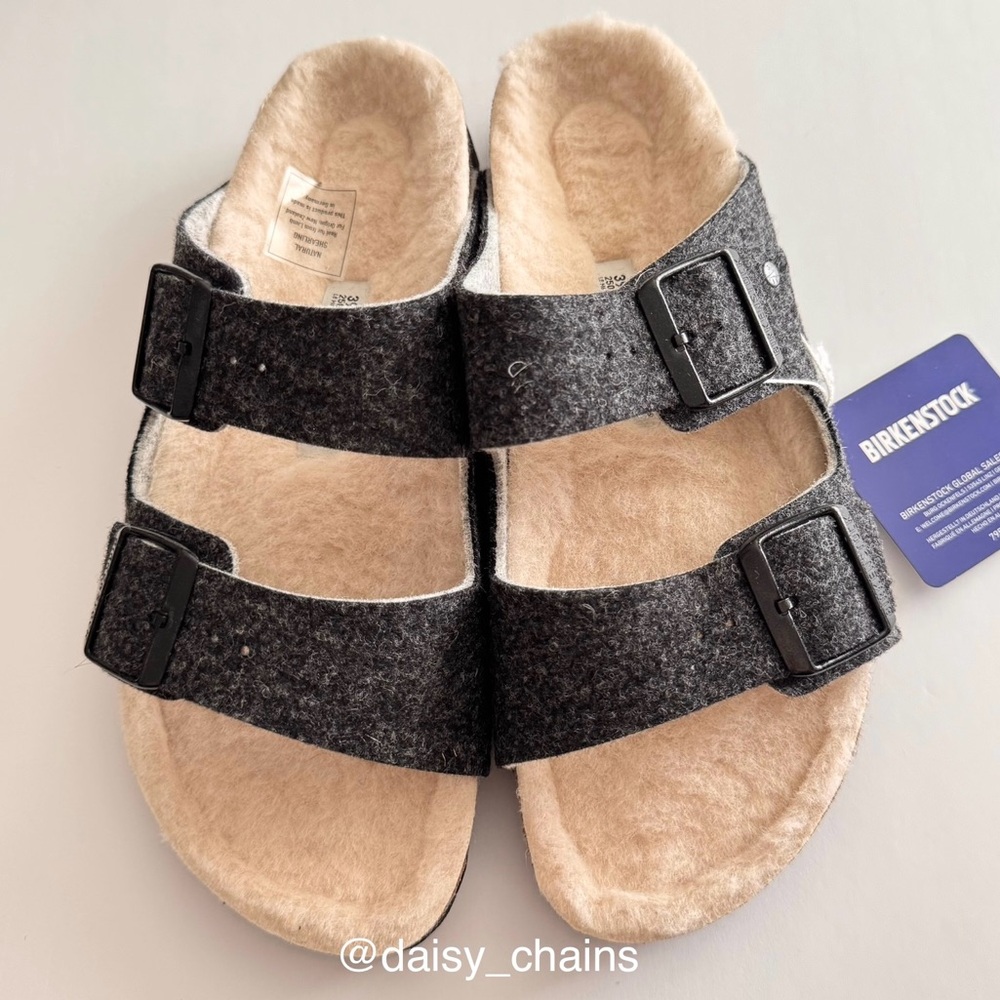 Birkenstock Arizona Happy Lamb Sandals